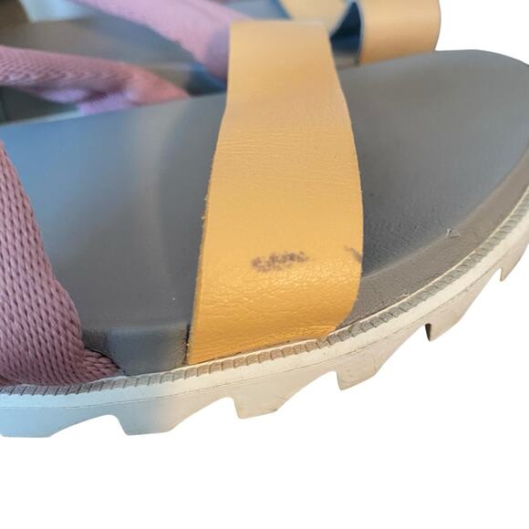 Sorel Roaming Decon Sandals Crushed Blue Chrome Gray size 9 - Picture 4 of 9